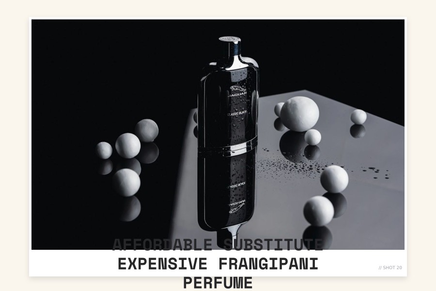 affordable substitute expensive frangipani perfume
