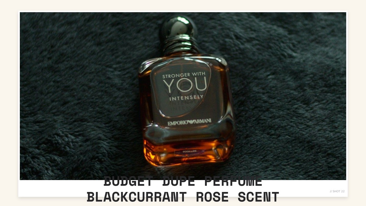 budget dupe perfume blackcurrant rose scent