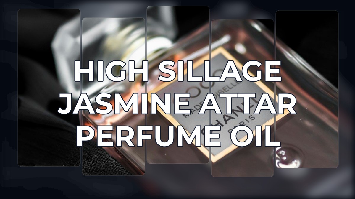 high sillage jasmine attar perfume oil