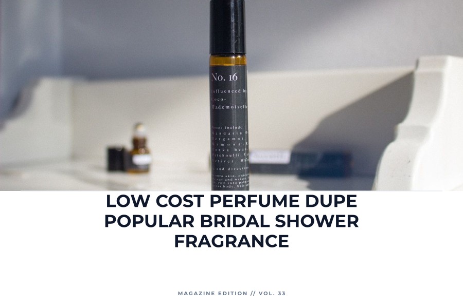 low cost perfume dupe popular bridal shower fragrance