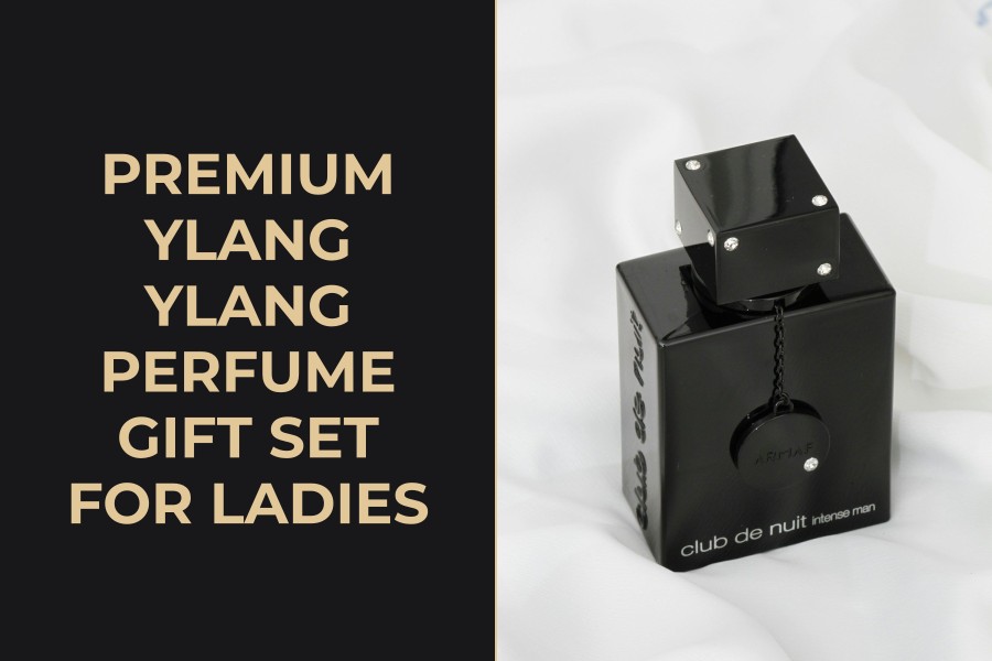 premium ylang ylang perfume gift set for ladies