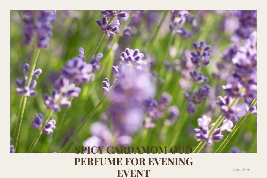 spicy cardamom oud perfume for evening event