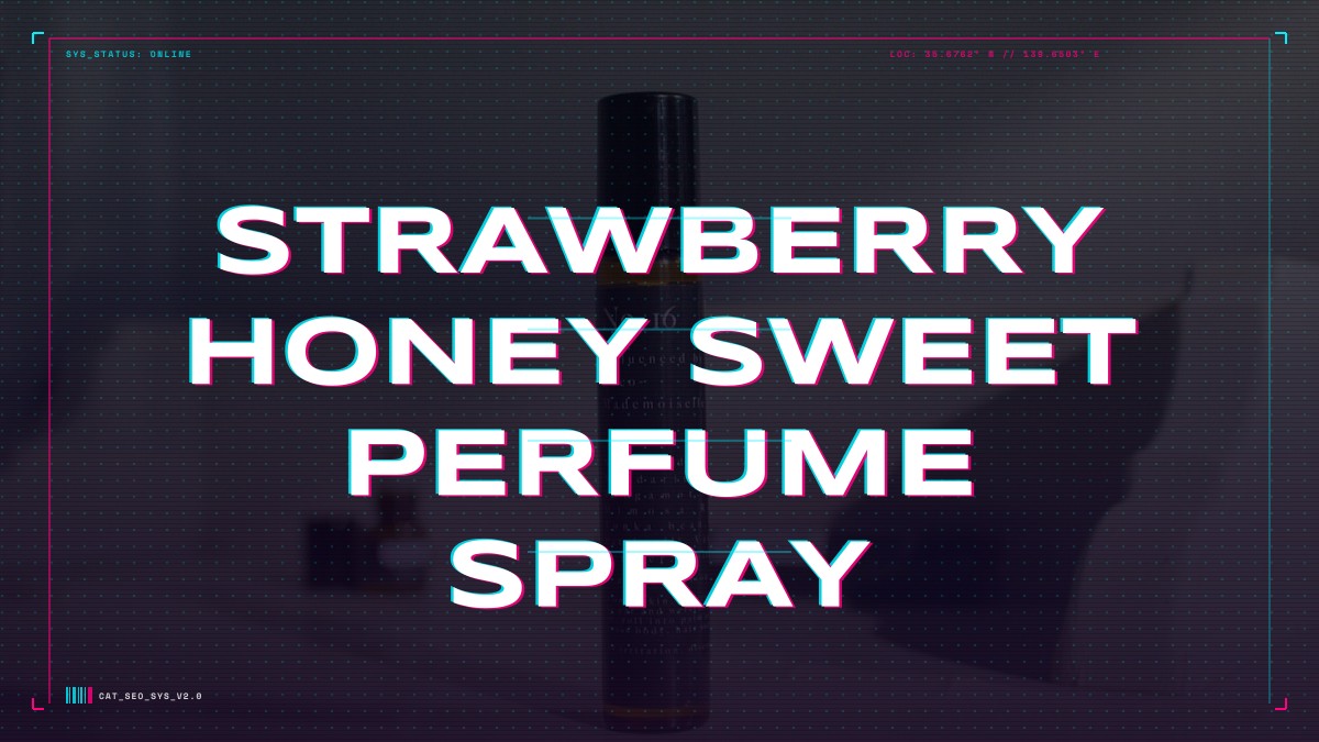 strawberry honey sweet perfume spray