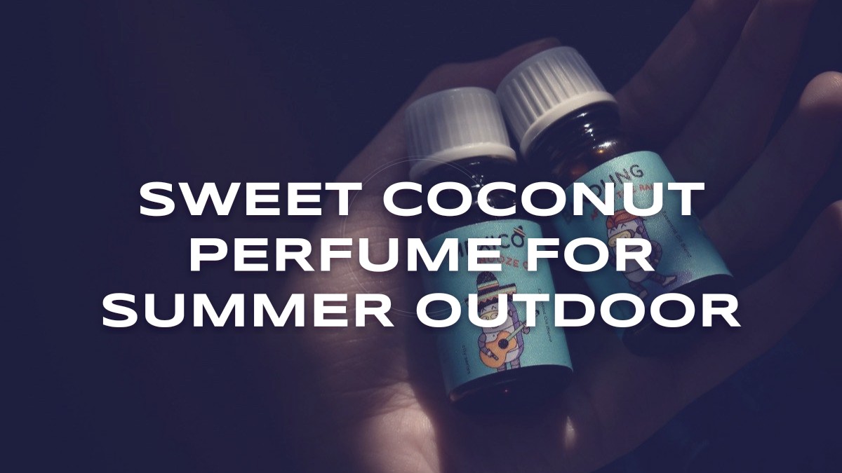 sweet coconut perfume for summer outdoor