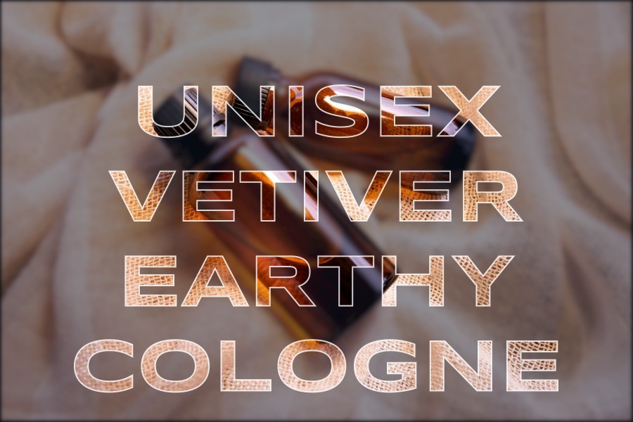unisex vetiver earthy cologne