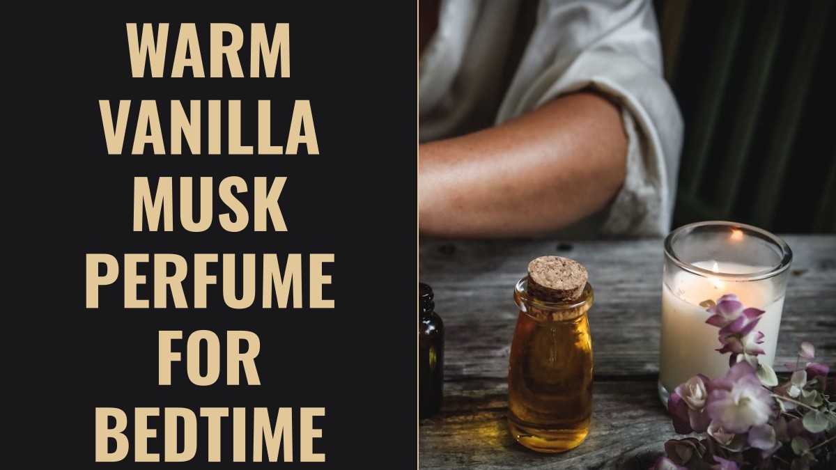 warm vanilla musk perfume for bedtime