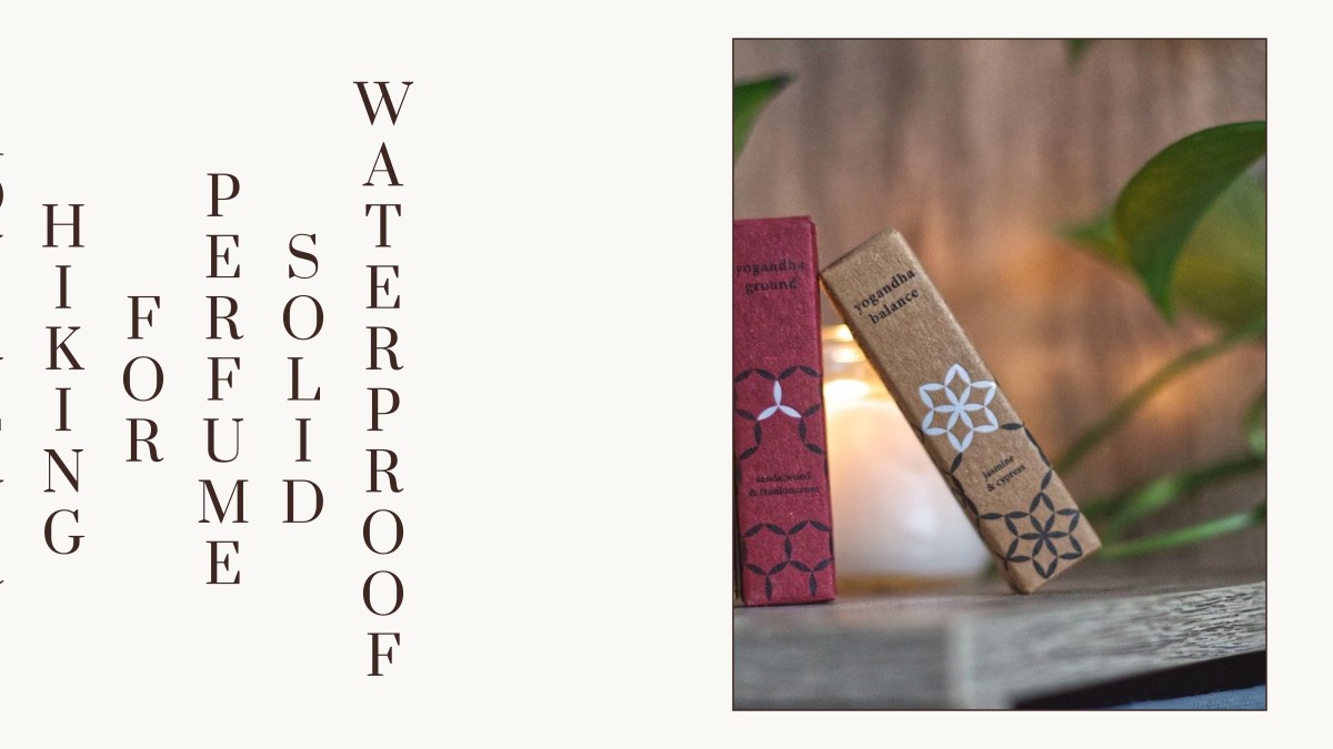 waterproof solid perfume for hiking adventure
