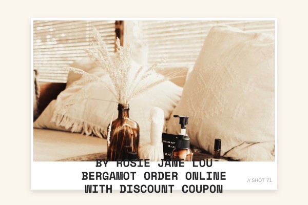 By Rosie Jane Lou Bergamot order online with discount coupon