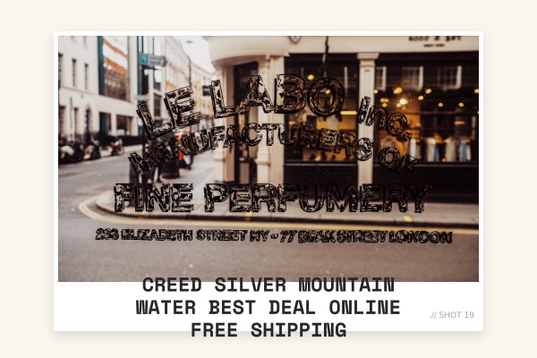 Creed Silver Mountain Water best deal online free shipping