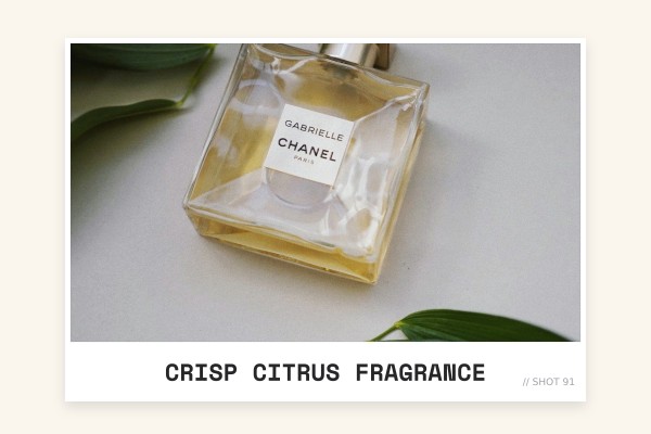 crisp citrus fragrance
