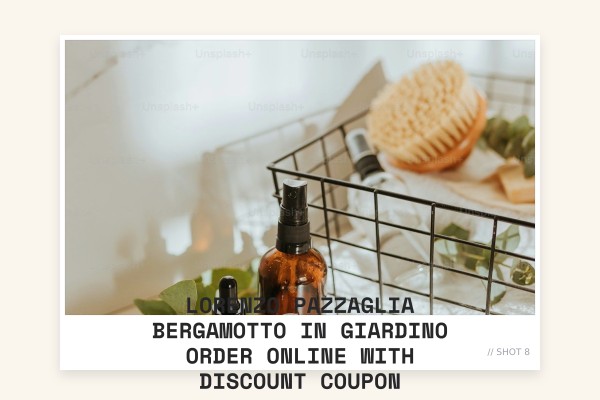 Lorenzo Pazzaglia Bergamotto in Giardino order online with discount coupon