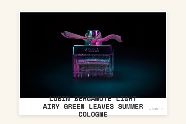Lubin Bergamote light airy green leaves summer cologne