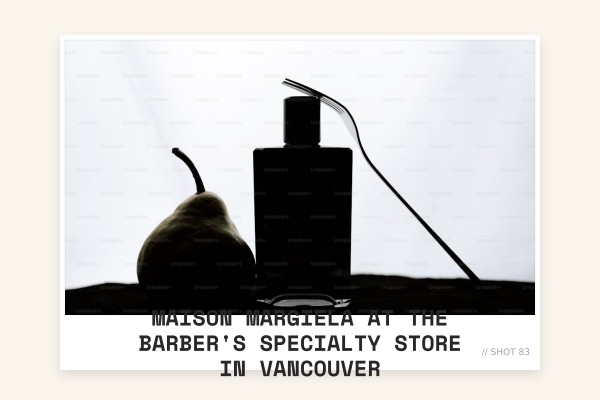 Maison Margiela At The Barber's specialty store in Vancouver