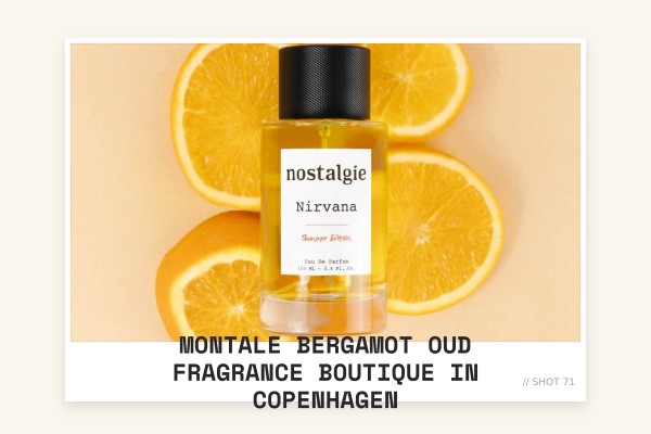 Montale Bergamot Oud fragrance boutique in Copenhagen