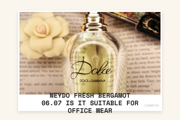 NEYDO Fresh Bergamot 06.07 is it suitable for office wear
