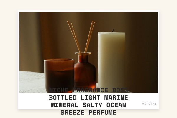 Niche Fragrance Boss Bottled Light marine mineral salty ocean breeze perfume