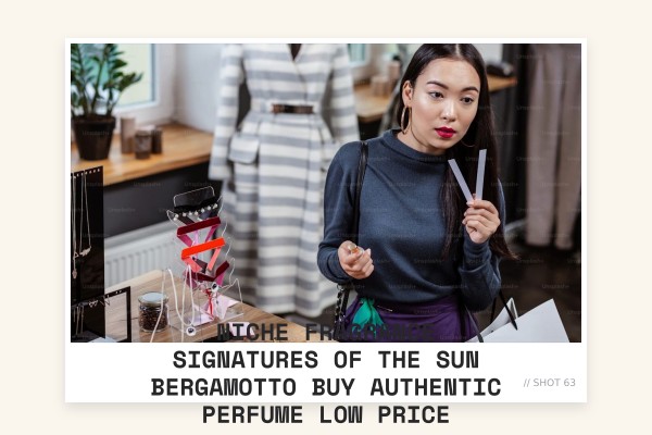 Niche Fragrance Signatures of the Sun Bergamotto buy authentic perfume low price