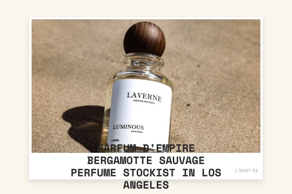 Parfum d'Empire Bergamotte Sauvage perfume stockist in Los Angeles