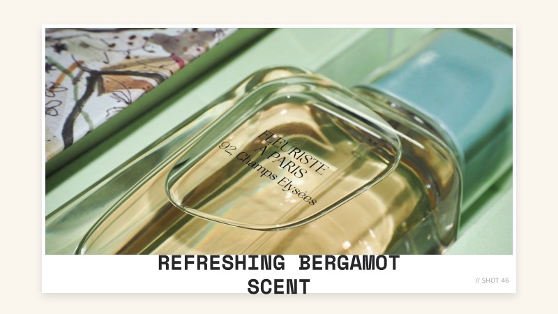 refreshing bergamot scent