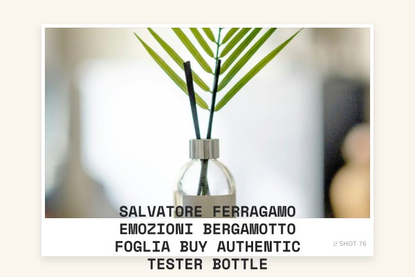 Salvatore Ferragamo Emozioni Bergamotto Foglia buy authentic tester bottle
