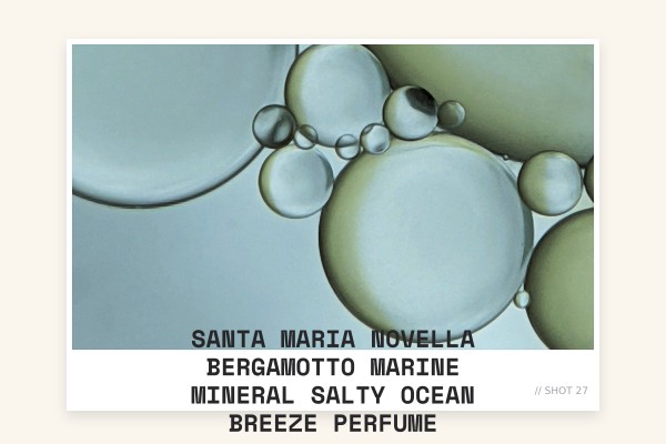 Santa Maria Novella Bergamotto marine mineral salty ocean breeze perfume