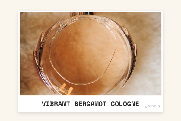 vibrant bergamot cologne