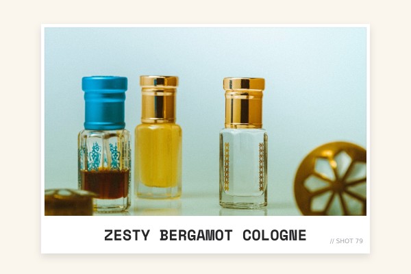 zesty bergamot cologne