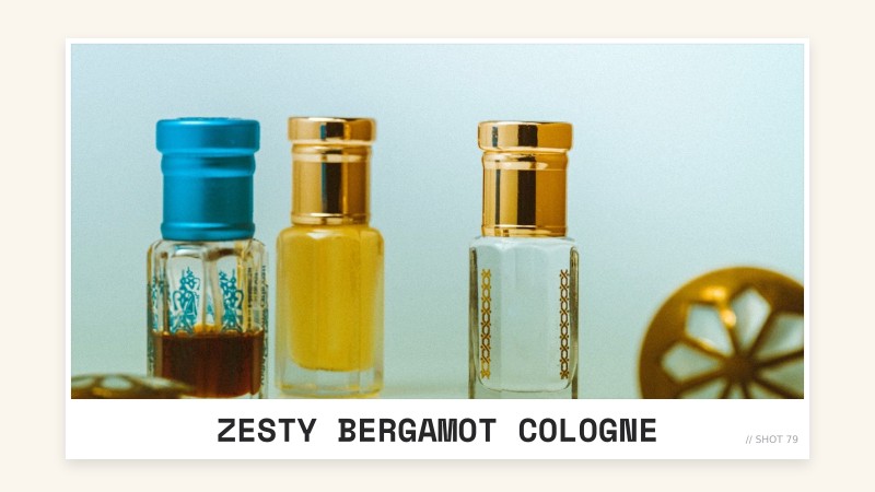 zesty bergamot cologne